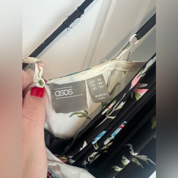 Asos Asymmetrical Floral Dress - Picture 3 of 3